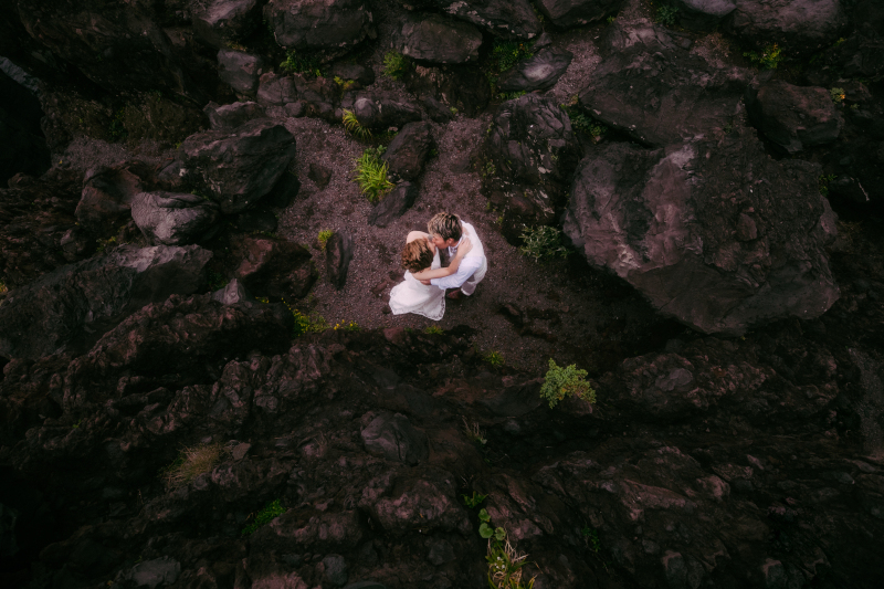 日本でないかのようなドラマティックなシーンフォト