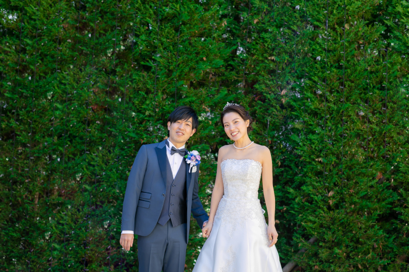 緑のガーデンは公園のような開放感