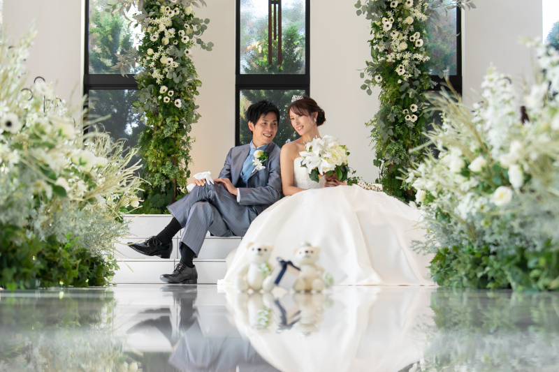 チャペルでのリラックスな１枚