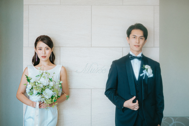 \スタイリッシュ&モードに決めたい方/《ウェディングドレス1点+タキシード1点・ベーシックプラン》データ30カット付