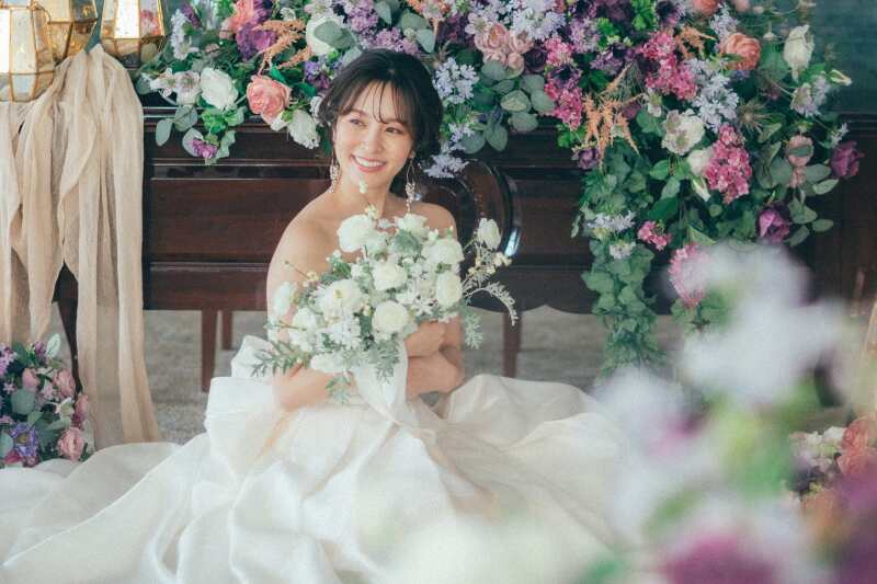 \ロマンティック&キュートを目指したい方/《ウェディングドレス1点+タキシード1点・ベーシックプラン》データ30カット付