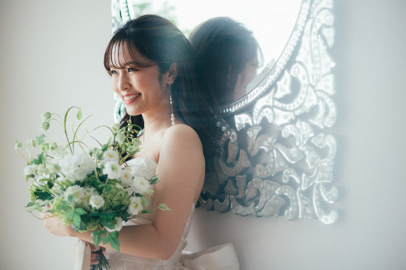 \妊婦さんでも安心/100着以上のドレスからお腹の大きさに合わせてご用意が可能♪《洋装1点/スタジオ撮影・データ30カット付》