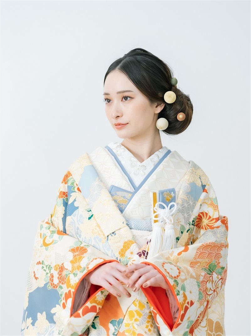 和装ﾍｯﾄﾞﾊﾟｰﾂ 珠の色 