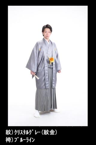 クリスタルグレー　紋服