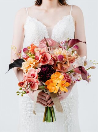 ｸﾗｯﾁﾌﾞｰｹ(ﾋﾟﾝｸ×ｵﾚﾝｼﾞ) 