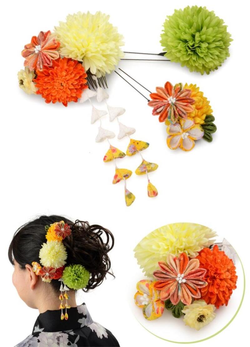 和装ﾍｯﾄﾞﾊﾟｰﾂ(ｵﾚﾝｼﾞﾋﾟﾝﾎﾟﾝﾏﾑ) 