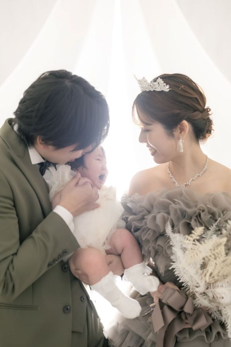 お子様との家族写真