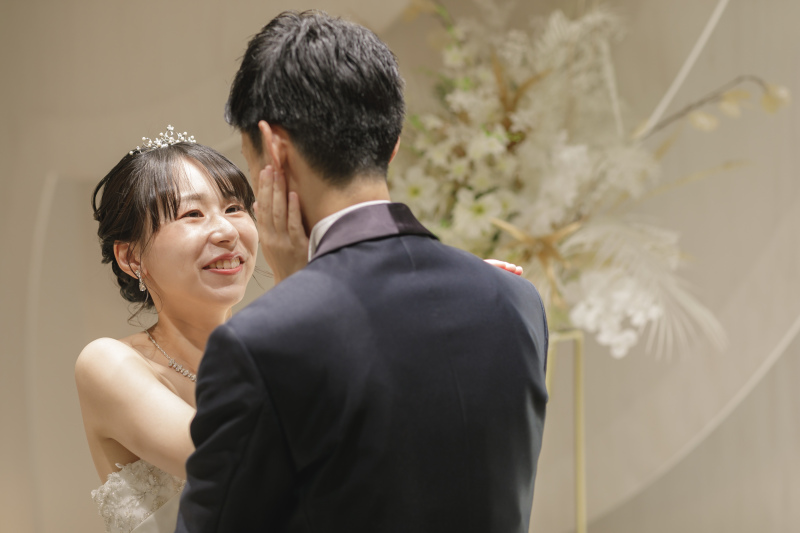 チャペルで、ドレスフォト７