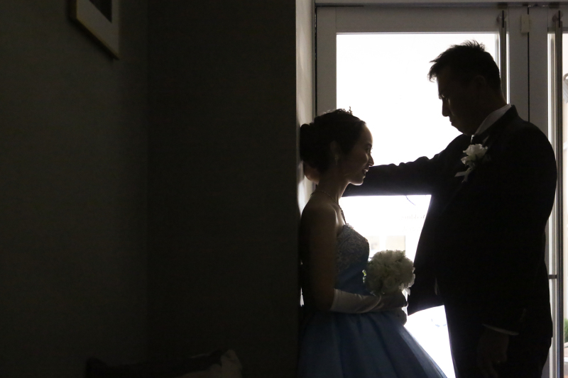 チャペルでカラードレス8