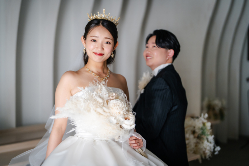 優しい表情でパシャリ