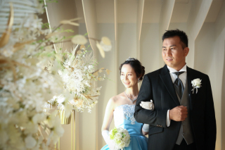 カラードレスと和装フォト