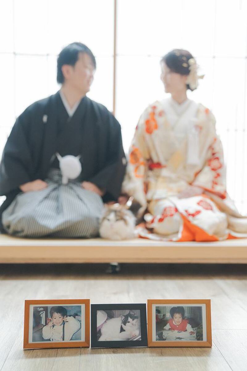 ご家族の幼少期のお写真と✿