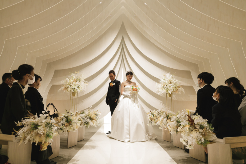 家族と一緒にウエディングフォト６