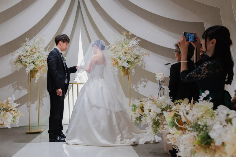 永遠の愛の象徴♡指輪の交換