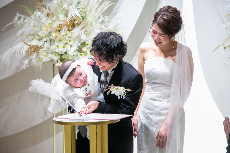 ご家族でのウエディングレポート７