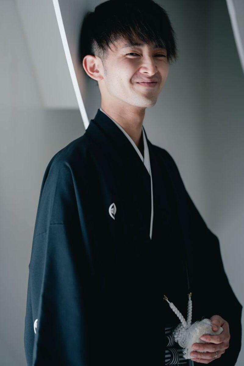 新郎様のソロ撮影