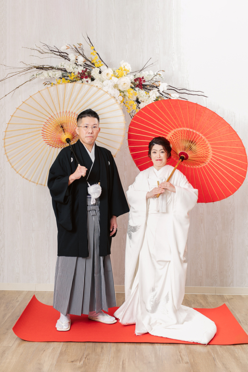 背面のお花を綿花から色を加えたお花へ