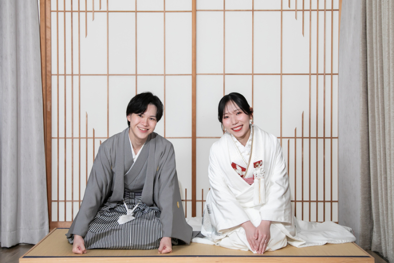 普段着ることのできない和装撮影で