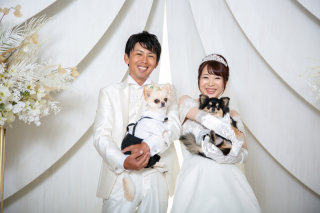 ワンちゃんと一緒に