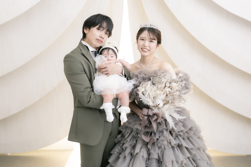 お子様と一緒に撮影