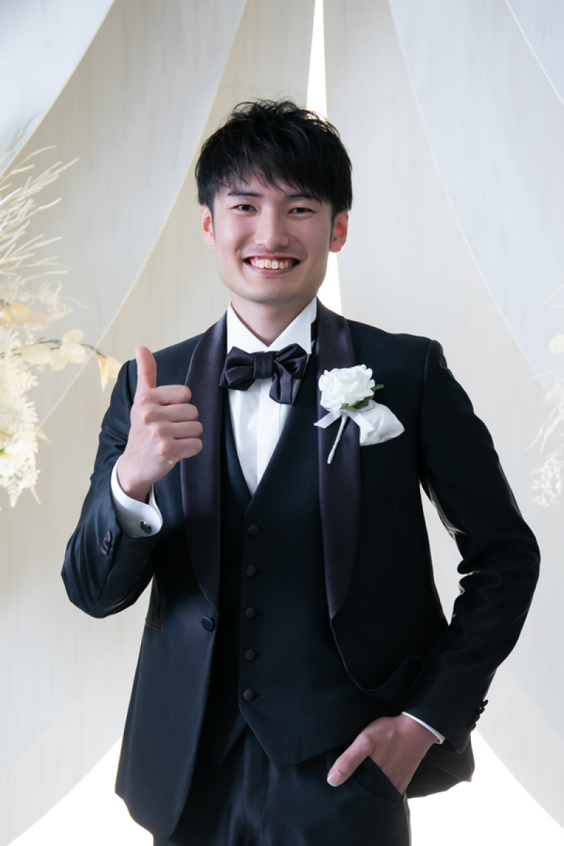 もちろん新郎様も!