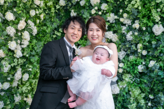 チャペルでのご家族でのウエディングレポート