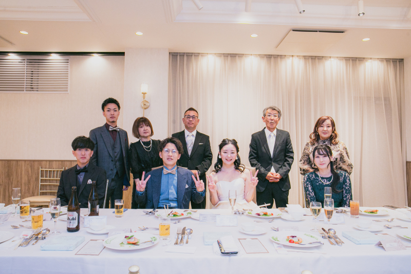 お色直しした衣装でも記念撮影♪