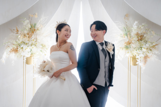 仲良し新郎新婦様の楽しい撮影♡