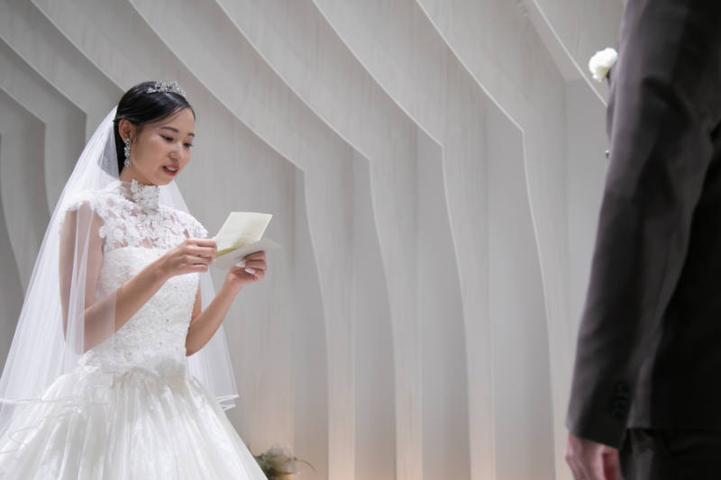 サプライズお手紙披露