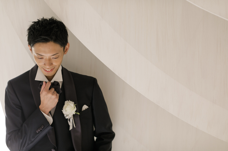 チャペルで、ドレスフォト８