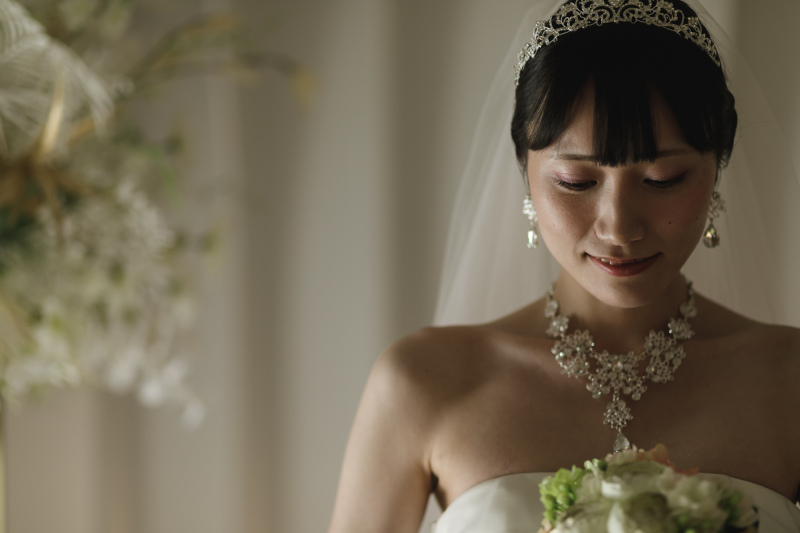 ゲストと一緒にウエディングフォト