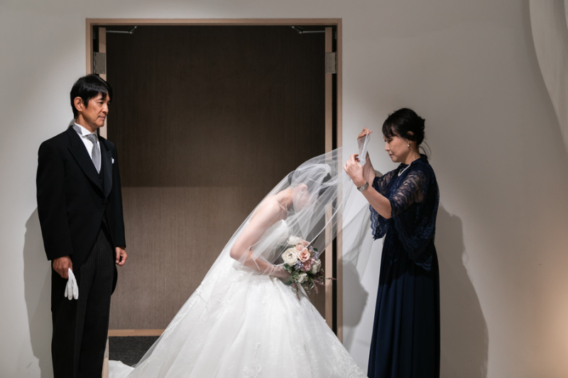 新婦様最後の身支度