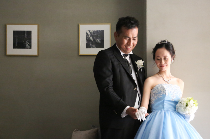 チャペルでカラードレス7