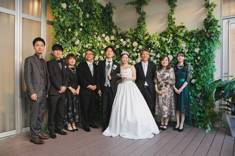 大切な家族と一緒に、幸せの瞬間を一枚に。