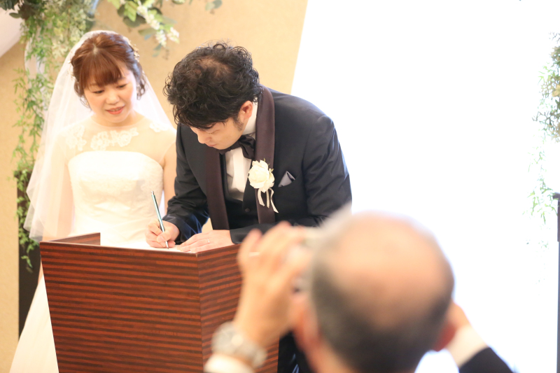 誓約書サイン