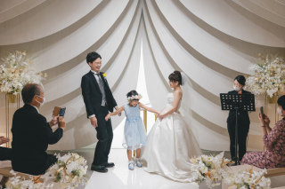 お子様とのウエディングチャペルレポート