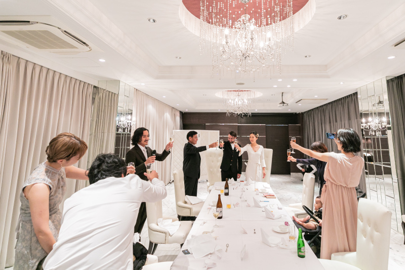 和装人前式からのパーティー２