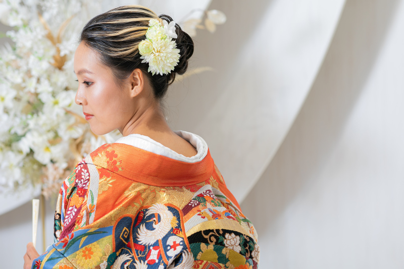 チャペルで和装人前式＆パーティー１