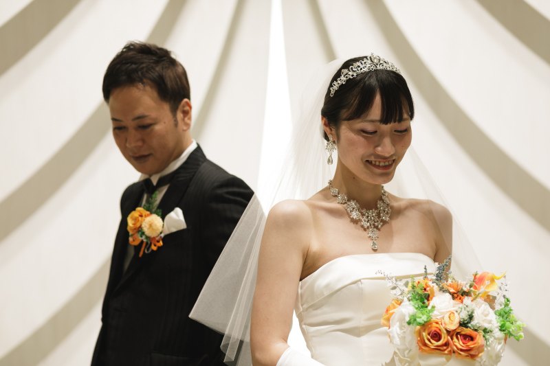 家族と一緒にウエディングフォト７