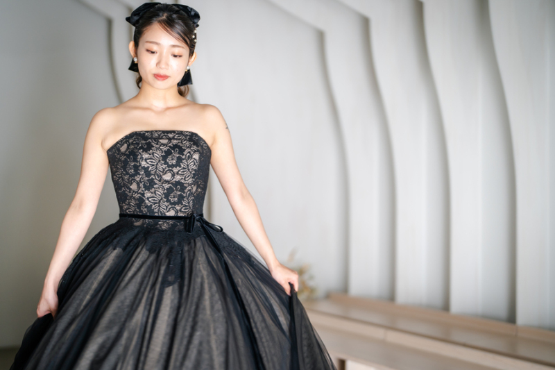 可愛いドレスもしっかり見せて♡