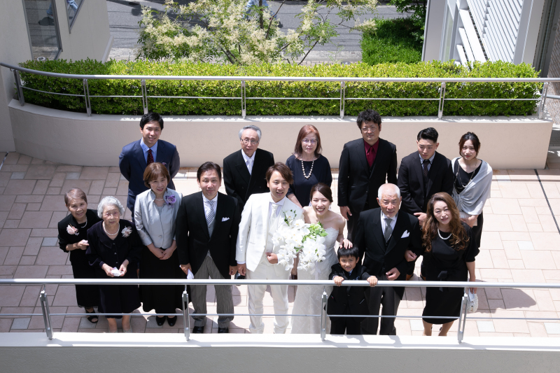 チャペルでウエディングフォト９