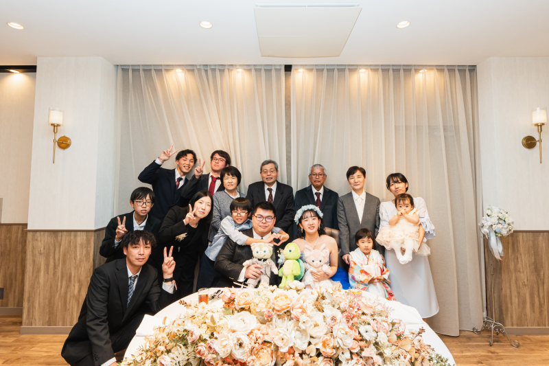 家族みんなで集合写真♪