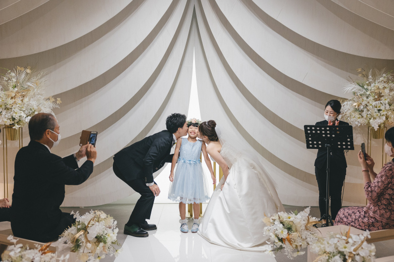 お子様とのチャペルウエディングレポート４