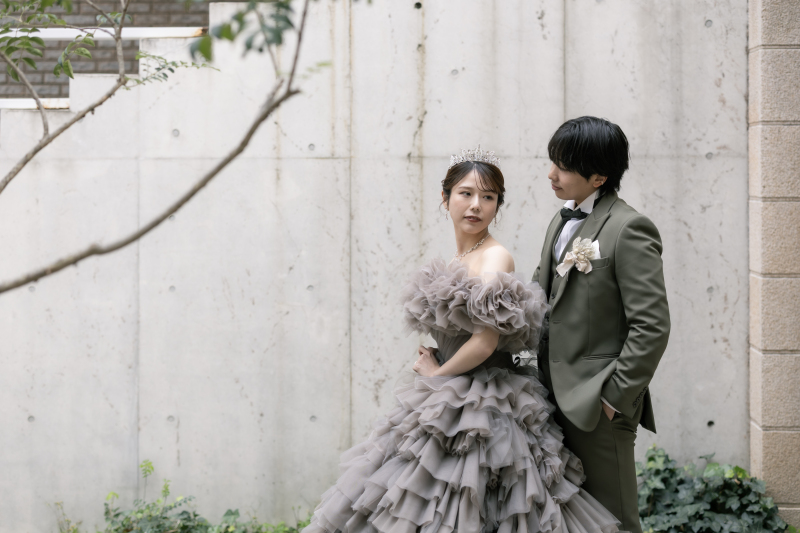 洋装1着＿カラードレス撮影