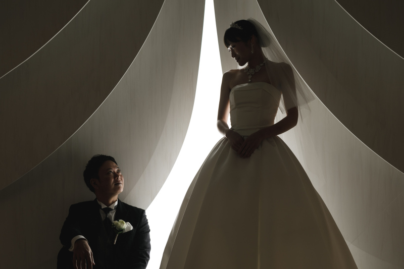 家族と一緒にウエディングフォト４