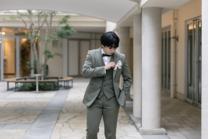 新郎様ソロカット