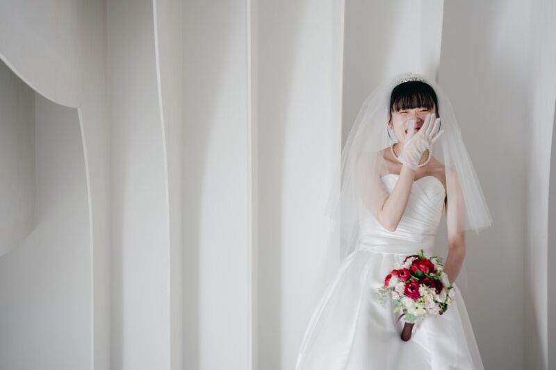 新婦様のソロ撮影