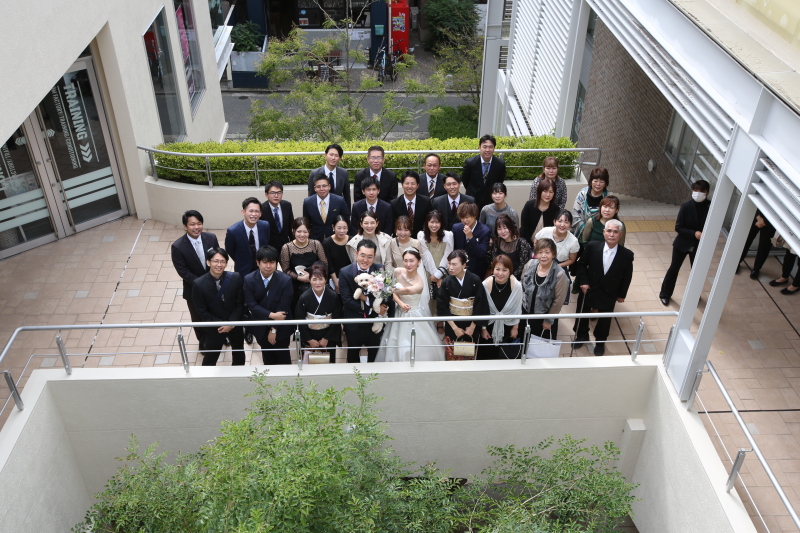 チャペルでスタイリッシュに８