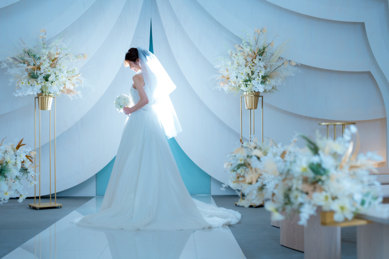 ドレスがより美しく映えます♡