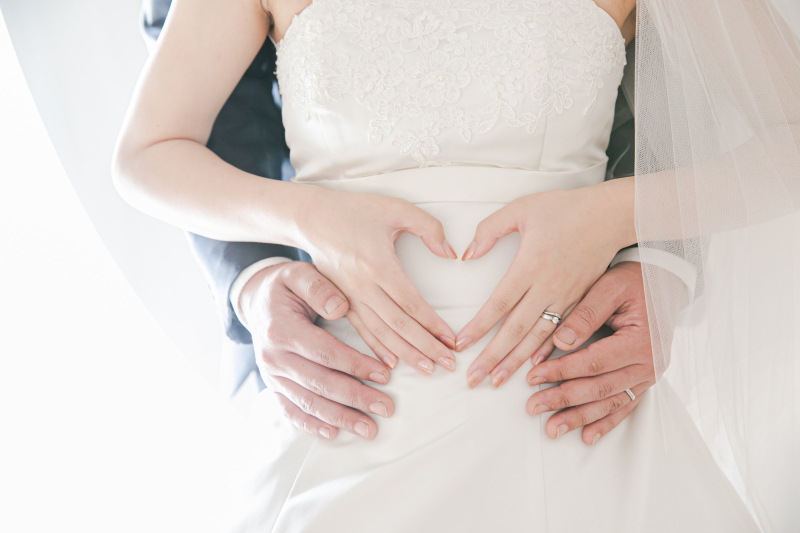 小さな結婚式 福岡店_マタニティフォトの撮影ができる